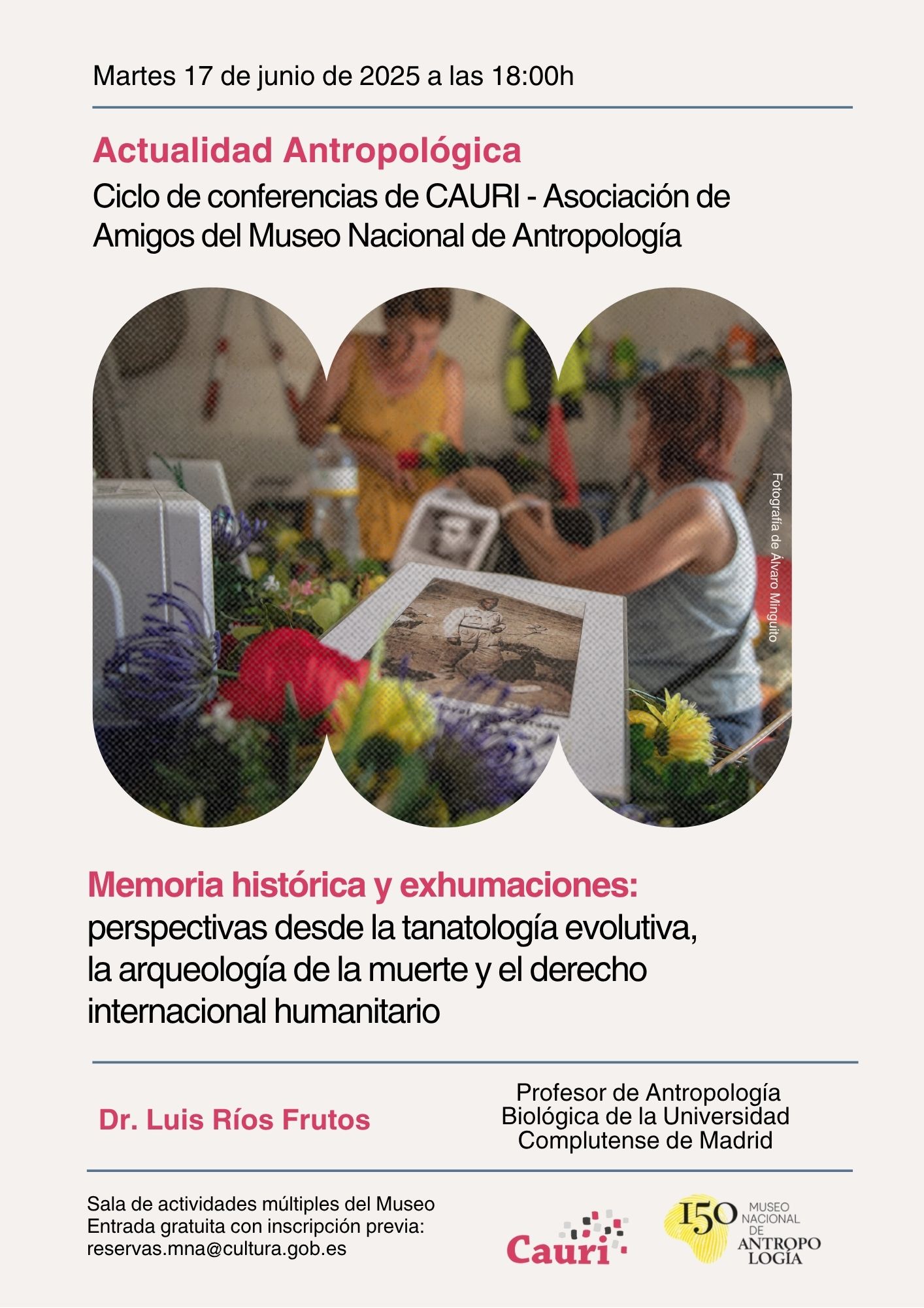 Conferencia sobre memoria histórica y exhumaciones (17 junio)